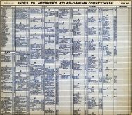 Index, Yakima County 1934